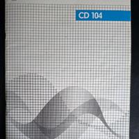 Manuale d'uso Philips CD 104 originale.