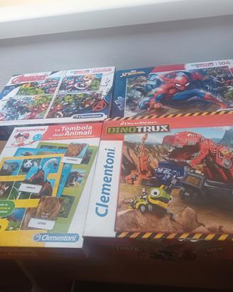 puzzle e tombola degli animali