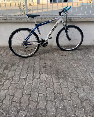 mountain bike olympia vintage 26” -blu e bianca