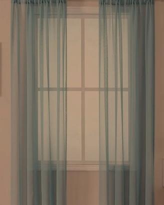 Tenda sottile colore azzurro cielo Leroy Merlin