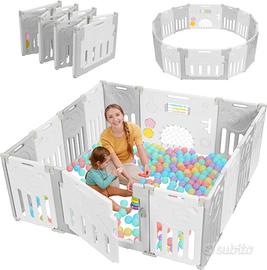 Box Bambini, recinto, neonati varie forme, grigio