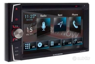 MACROM M-DVD6000 Media Station Con GPS Da 6,2 Poll