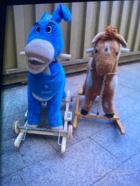 dondolo cavallo e asinello del napoli