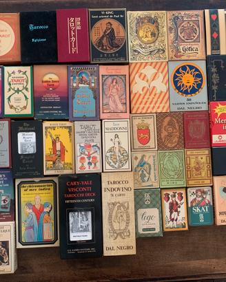 Tarot carte divinatorie collezione mai usate
