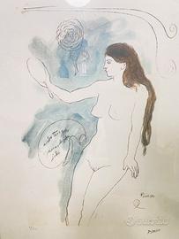 PABLO PICASSO litografía certif fondazione