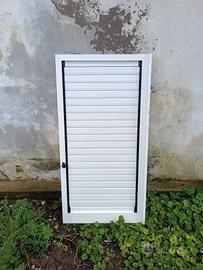 persiana a scorrimento alluminio bianca 
