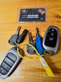 HUNDAI TUCSON SERIE COMPLETA CHIAVI