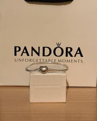 Bracciale Pandora  con Chiusura a Cuore