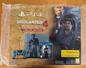 PS4 Limited Edition Uncharted 4 Completa Nuova