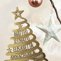 Albero di Natale in legno personalizzato