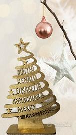 Albero di Natale in legno personalizzato