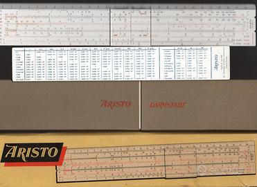 Regolo calcolatore Aristo Darmstadt 1958