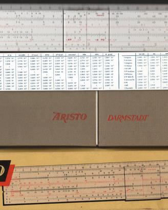 Regolo calcolatore Aristo Darmstadt 1958
