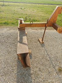 Ruspetta per trattore regolabile