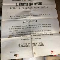 Annuncio Decreto Carlo Mayr