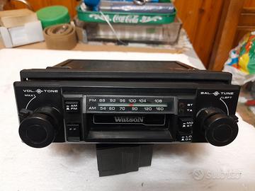 autoradio anni 70 a cassette(funzionante)