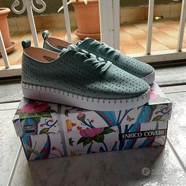 Scarpe Donna, Enrico Coveri, 39, Verde Acqua