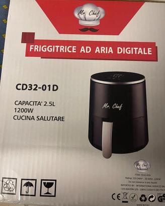 Friggitrice ad aria NUOVA Mr.Chef 2,5 litri  1200w