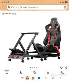 Next Level Racing GTTrack Racing Simulator Cockpit - Console e ...