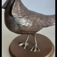 piccolo fagiano in bronzo
