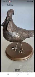 piccolo fagiano in bronzo