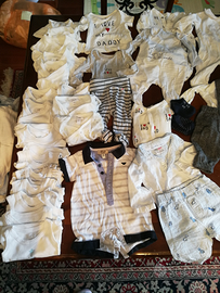 Lotto abbigliamento bambino tg 50 (0/1 mesi)