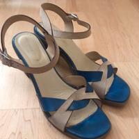 Sandali "Mercante di fiori" Vera pelle