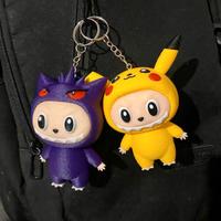 Labubu x Pokemon - Gengar - Pikachu - Keychain