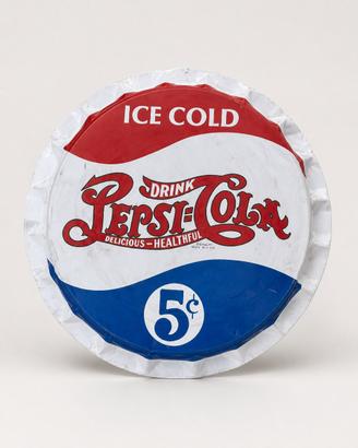 Insegna PEPSI cola vintage in metallo tappo 47 cm