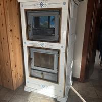 Stufa Piazzetta 900 maiolica a legna