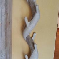 Appendiabito ramo in teak naturale