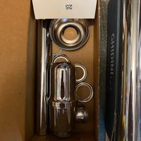 2 sifoni per lavandino con vari raccordi