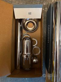 2 sifoni per lavandino con vari raccordi