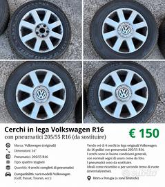 Cerchi in lega Volkswagen da 16”