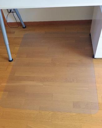 Tappeto proteggi pavimento 100x120 cm trasparente
