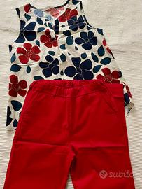 Completo donna camicia e pantalone.