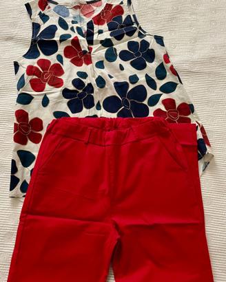 Completo donna camicia e pantalone.