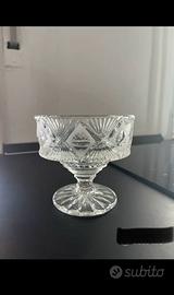 Vaso porta cose zuccheriera cristallo vintage