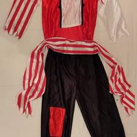 vestito Carnevale "Pirata" tg 10/11 anni