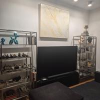 Libreria moderna in acciaio