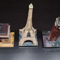 Puzzle 3D Tour Eiffel, Big Ben, Arc de triomphe