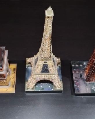 Puzzle 3D Tour Eiffel, Big Ben, Arc de triomphe