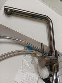 miscelatore cucina doccetta estraibile metal