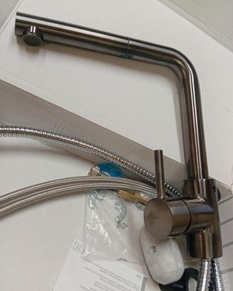 miscelatore cucina doccetta estraibile metal