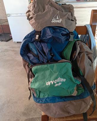 zaino scout Avventure 95 litri 