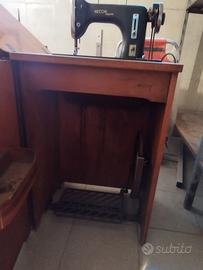macchina per cucire vintage + mobile