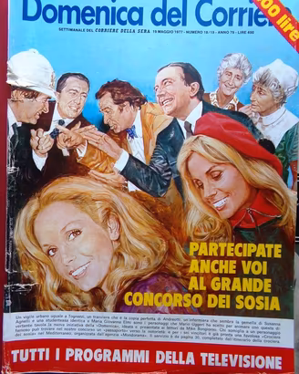 La Domenica del Corriere 19 Maggio 1977 Ferrari