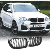 GRIGLIA DOPPIA BMW X3 F25 X4 F26 LOOK M NERO LUCID