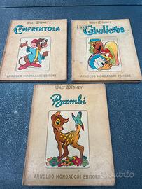 Disney Mondadori 1955 Bamby, Cenerentola ecc..