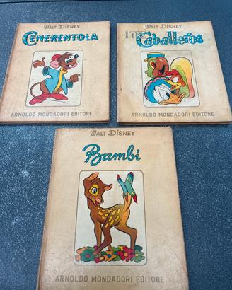 Disney Mondadori 1955 Bamby, Cenerentola ecc..